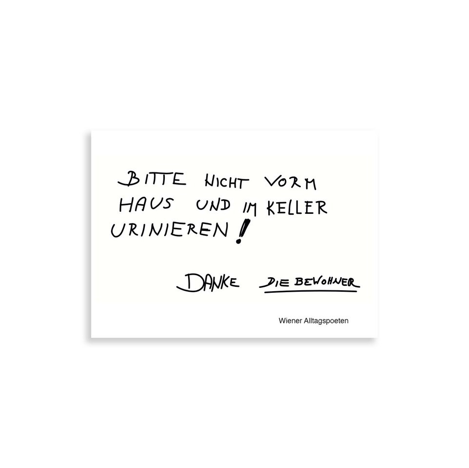 Postkartenset: Stiegenhauszettel – Bild 6