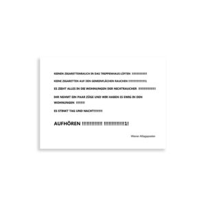 Postkartenset: Stiegenhauszettel – Bild 2