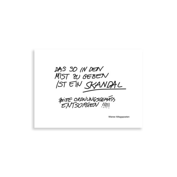 Postkartenset: Stiegenhauszettel