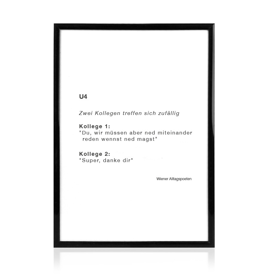 Print A4 optional mit Bilderrahmen, U4 – Bild 1